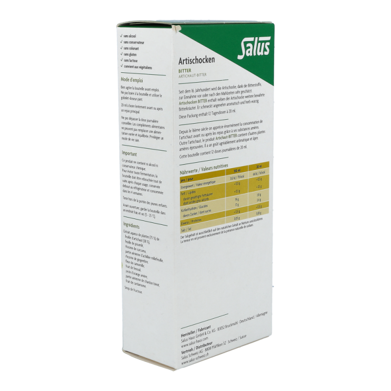 Artischocken-Bitter alkoholfrei 250 ml