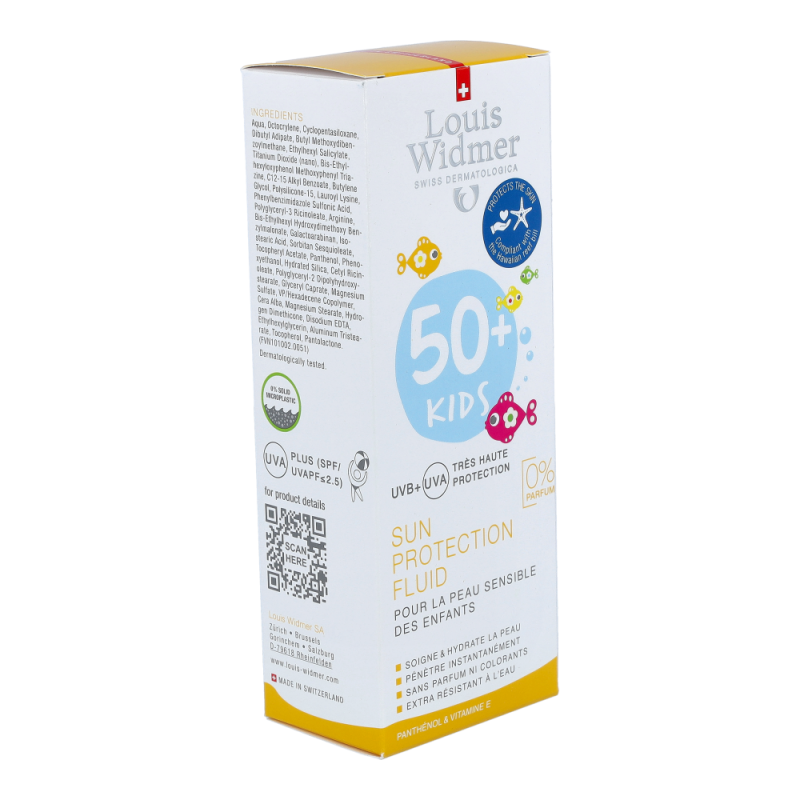 Widmer Sonnenfluid Kids F50 unparfümiert
