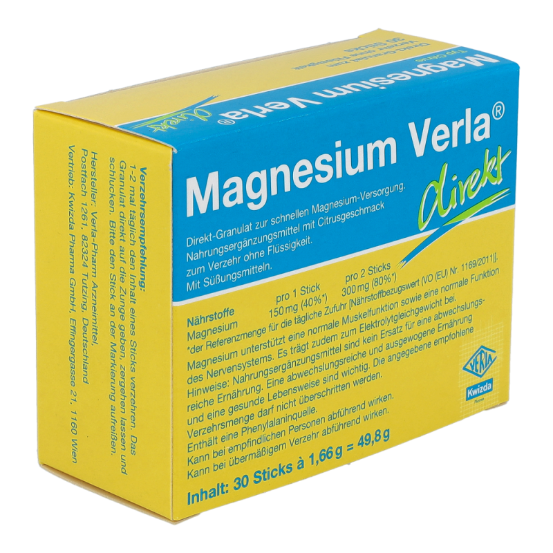 Magnesium Verla direkt Stick Citrusgeschmack