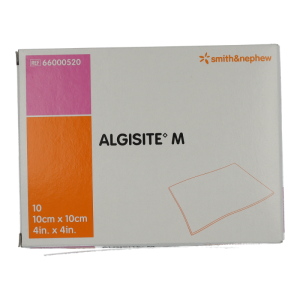 Algisite M Wundverband 10 Stk. 10 x 10 cm