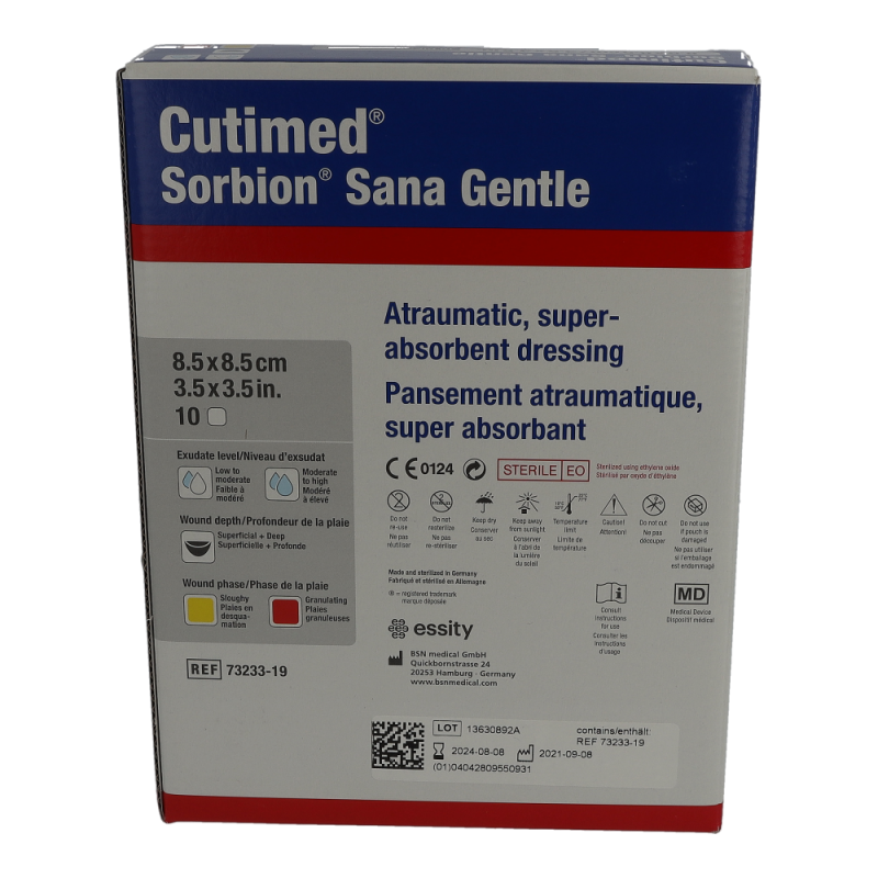 Sorbion Cutimed Com 8,5 x 8,5 cm 10 Stk.