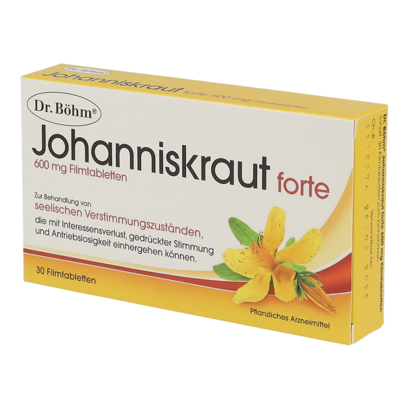 Dr. Böhm JOHANNISKRAUT FORTE 600mg Filmtabletten - 30 Stück
