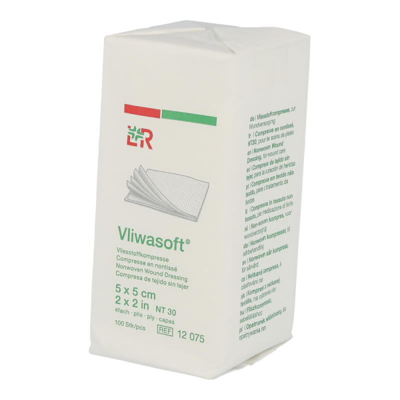 Vliwasoft 4-fach unsteril 100 Stk. 5 x 5 cm