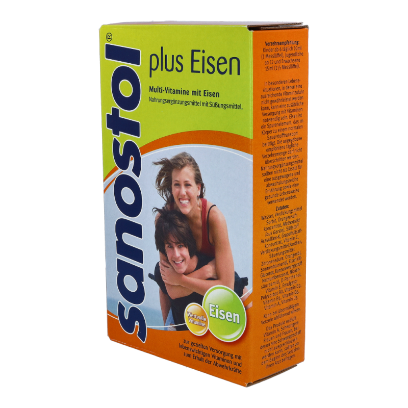 Sanostol Multi-Vitamine Saft plus Eisen