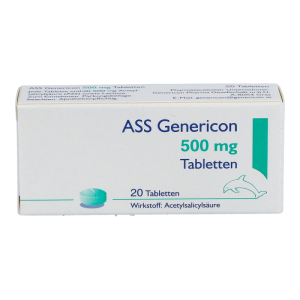 ASS Genericon Tabletten 500 mg 20 Stk.