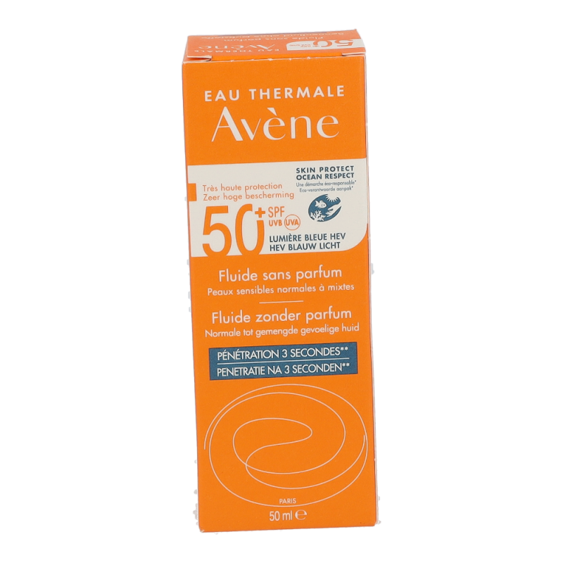 Avène – Sonnenfluid SPF 50+ ohne Duftstoffe