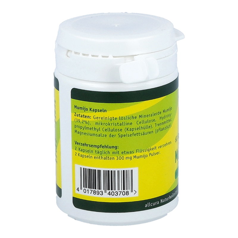 Allcura Mumijo 150 mg Kapseln 60 Stk.