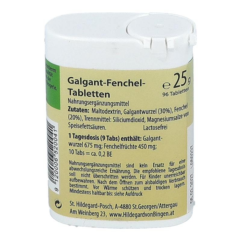 Biofit Hildegard Pilogal Plus Galgant-Fenchel Tabs 25 g