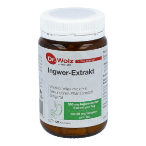 Dr. Wolz Ingwer Kapseln Extrakt 120 Stk.