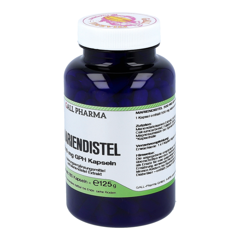 Gall Pharma Mariendistel 500 mg Kapseln 180 Stk.