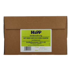 Hipp Sondennahrung mit Rind & Zucchini-Gemüse 12 Stk.