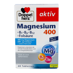 Doppelherz Magnesium 400 60 Stk.