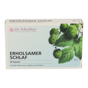Dr. Schreibers ERHOLSAMER SCHLAF Kapseln für Frauen in der Lebensmitte