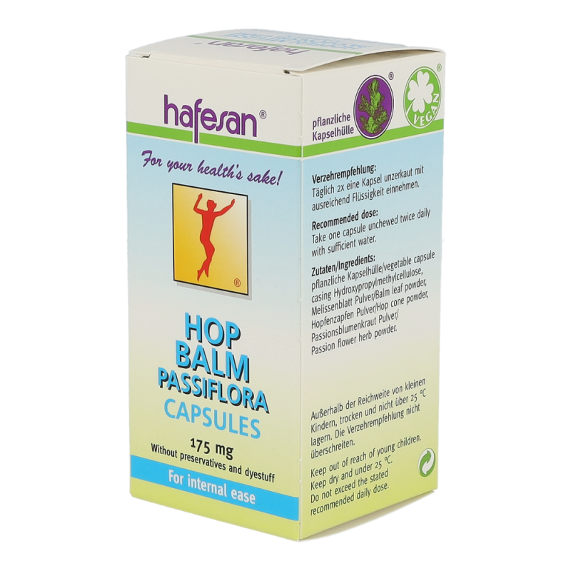 Hafesan HOPFEN MELISSE PASSIONSBLUMEN KAPSELN