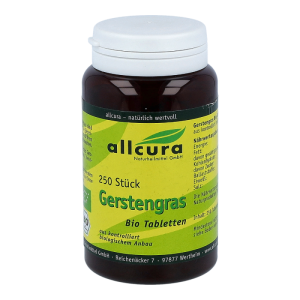 Allcura Bio Gerstengras Tabletten 400 mg 250 Stk.