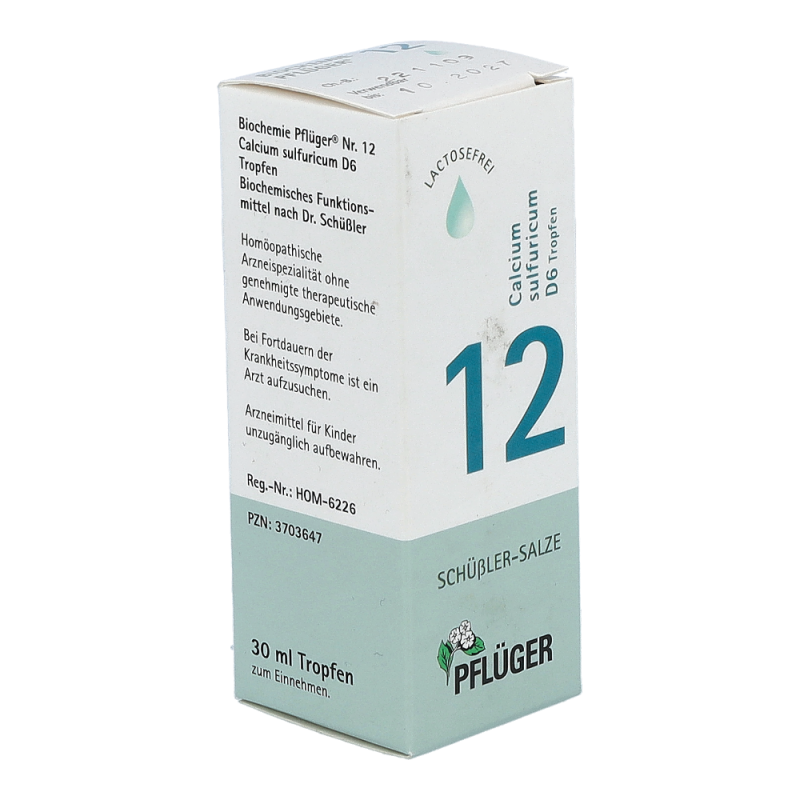 Pflüger Dr. Schüßler Nr. 12 Calcium Sulfuricum 30 ml