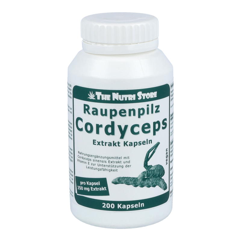 Raupenpilz Kapseln Extrakt Codyceps 200 Stk.