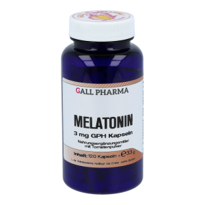 Gall Pharma MELATONIN 3mg Kapseln regulierend auf Wach- Schlafrhythmus