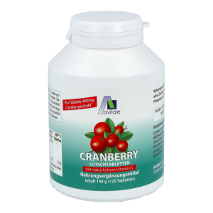 Avitale Cranberry Lutschtabletten + Vitamin C 120 Stk.