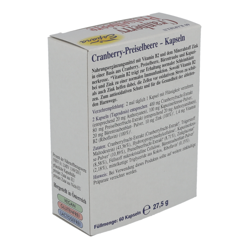 Espara Cranberry-Preiselbeere Kapseln 60 Stk.