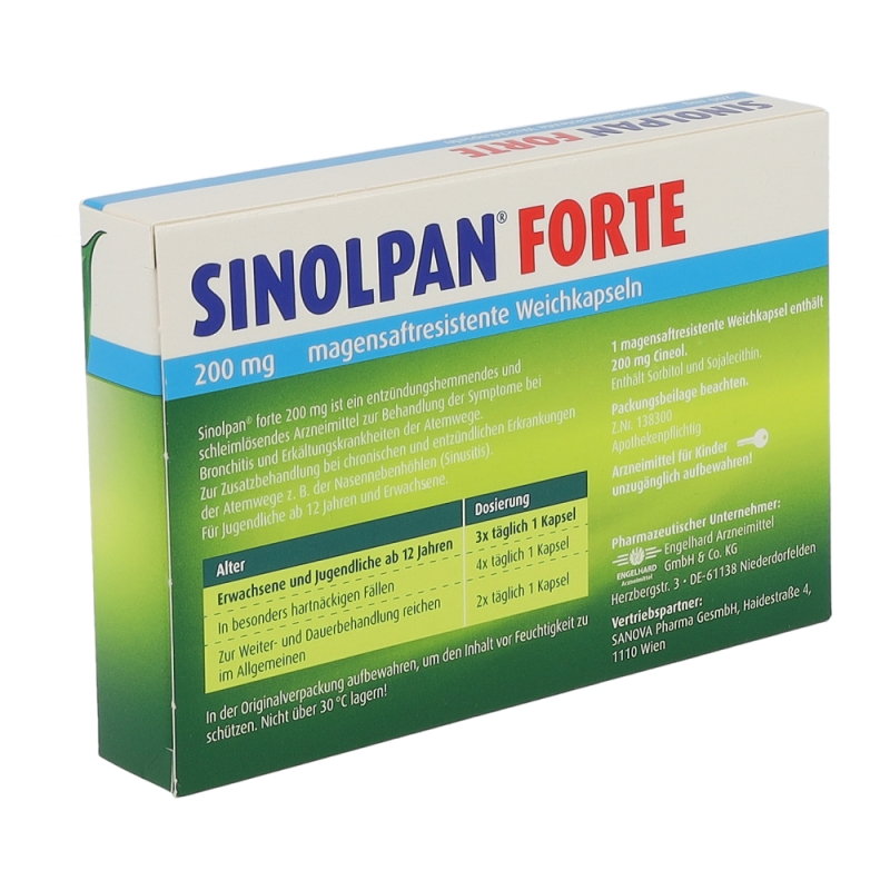 Sinolpan Forte magensaftresistente Weichkapseln 200 mg 21 Stk.