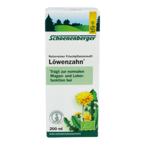 Schoenenberger Bio-Löwenzahn Frischpflanzensaft 200 ml