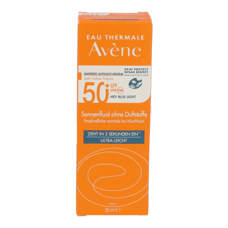 Avène – Sonnenfluid SPF 50+ ohne Duftstoffe