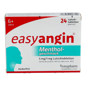 easyangin 5mg/1mg Menthol Lutschtabletten 24 Stk.