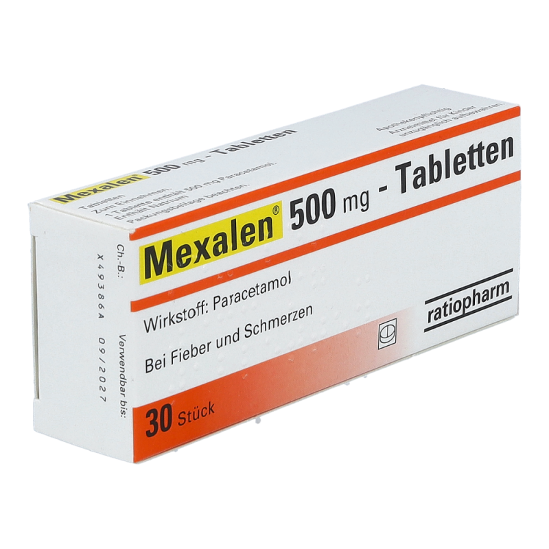 Mexalen 500 mg Tabletten