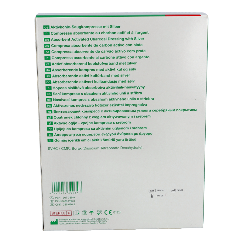 Vliwaktiv AG S-Kompresse+SIL 10 Stk. 10 x 10 cm