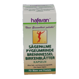 Hafesan Sägepalme + Pygeumrinde + Brennnessel + Birkenblätter Kapseln 60 Stk.