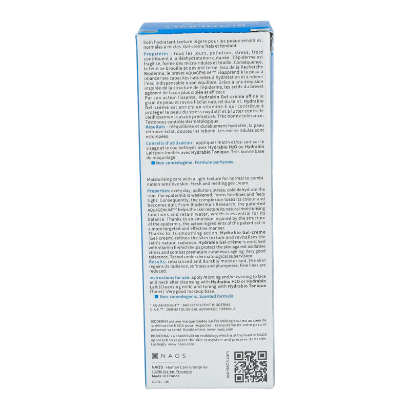 Bioderma Hydrabio Gel Creme 40 ml