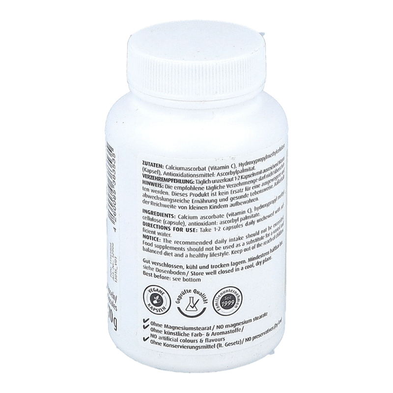 ZeinPharma Gepuffertes Vitamin C 500 mg Kapseln 90 Stk.