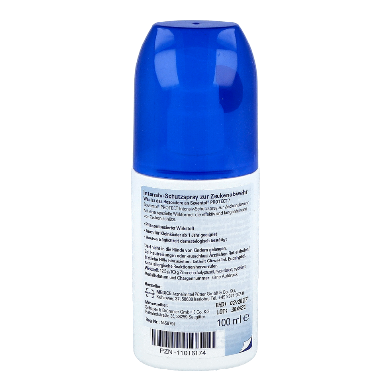 Soventol PROTECT Intensiv-Schutzspray Zeckenabwehr 100 ml