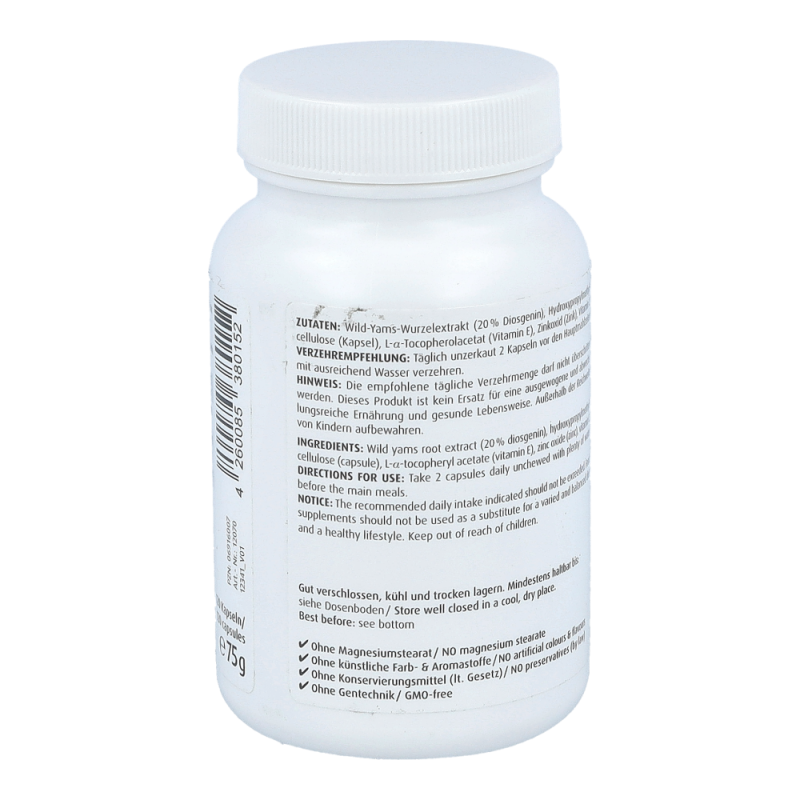 ZeinPharma Wild Yams Kapseln 120 Stk.