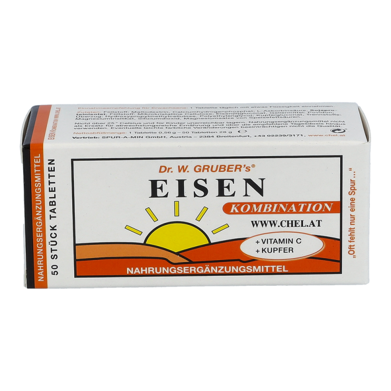 Dr. Grubers Eisen Chelat Kombi Tabletten