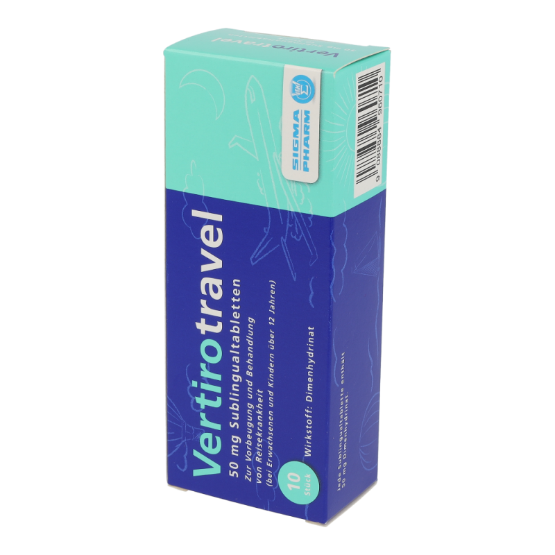 Vertirotravel 50 mg Sublingualtabletten 10 Stk.