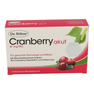 Dr. Böhm Cranberry akut Brausegranulat 10 Stk.