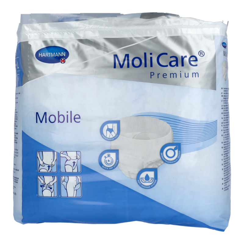 Inkontinenz Hartmann Molicare Mobile Light 14 Stk. Large 100-150