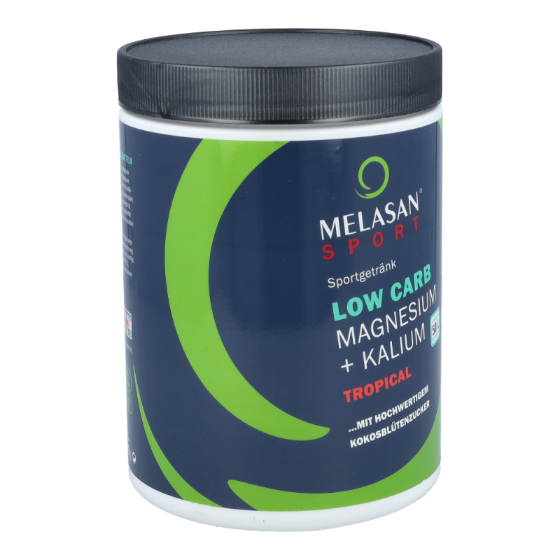Melasan Sport LOW CARB Magnesium Kalium Tropical 720 g