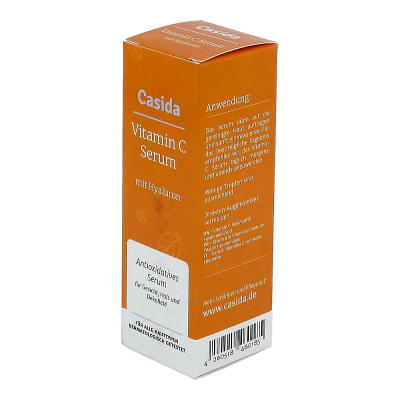 Casida VITAMIN C SERUM + Hyaluron straffende Anti – Age – Pflege – 30ml