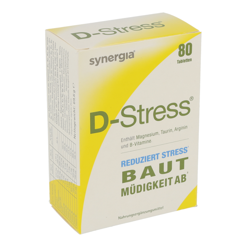 D – STRESS ENERGIE TABS Synergia bei Müdigkeit & Stress