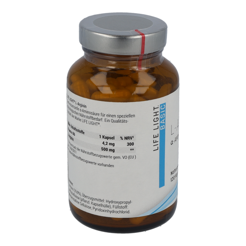 Life Light L-Arginin 500 Kapseln 120 Stk.