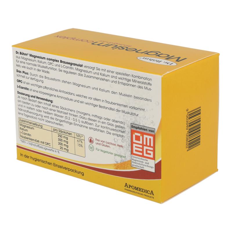 Dr. Böhm Magnesium complex Brausegranulat 28 Stk.