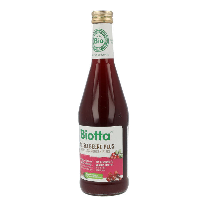 Biotta Bio Preiselbeer Plus Saft 500 ml