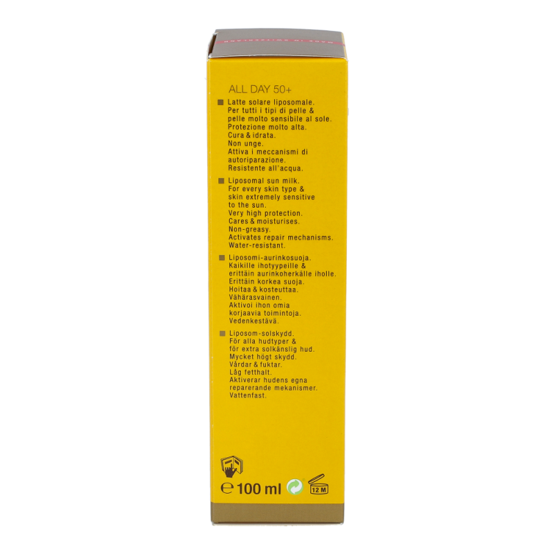 Louis Widmer All Day Sonnenmilch 50+ leicht parfümiert 100 ml