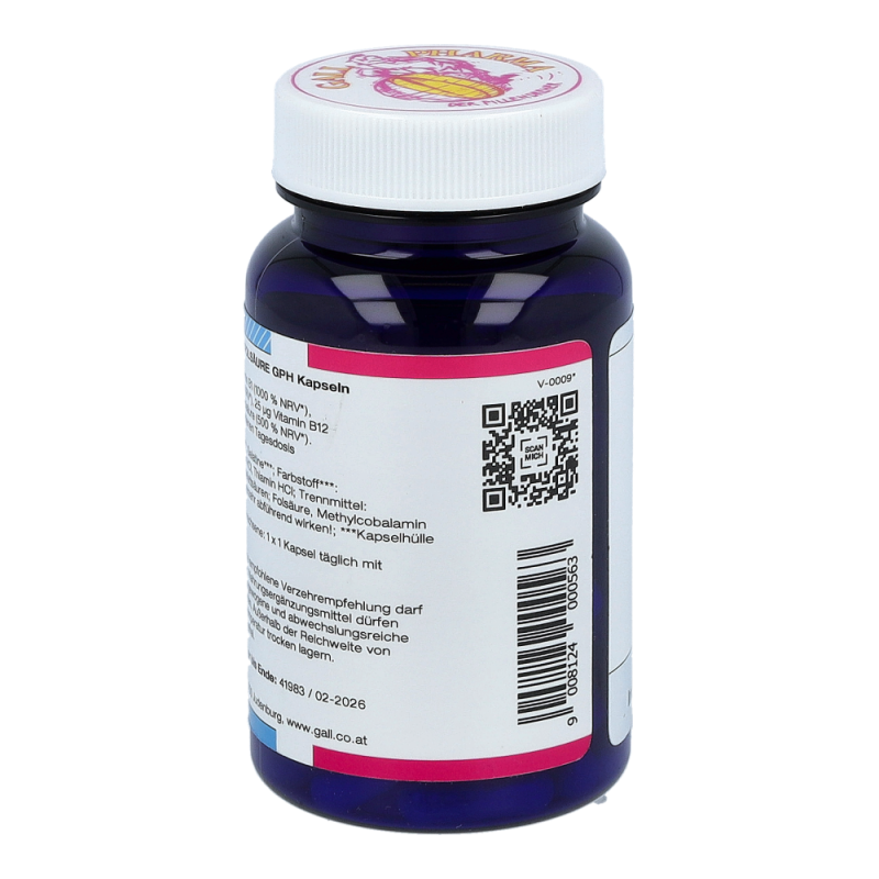 Vitamin B – Komplex + Folsäure Kapseln