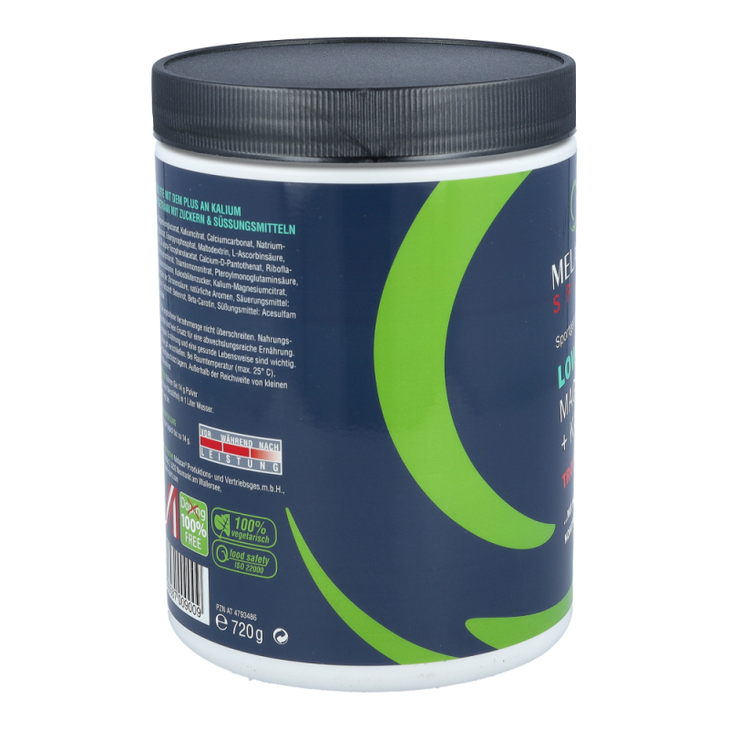 Melasan Sport LOW CARB Magnesium Kalium Tropical 720 g