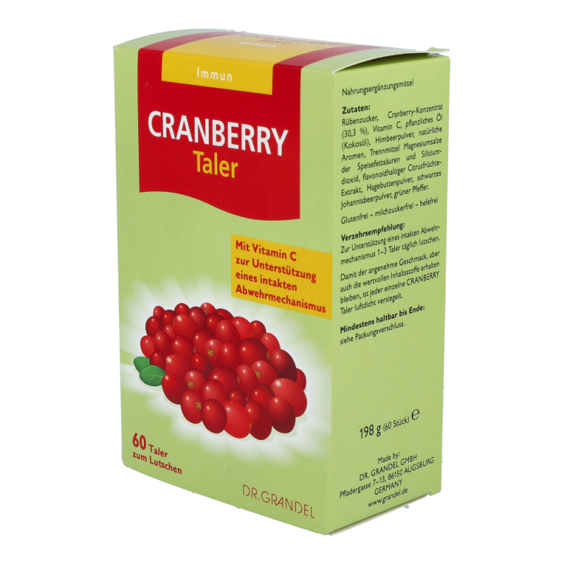 Dr. Grandel Immun Cranberry Taler 60 Stk.