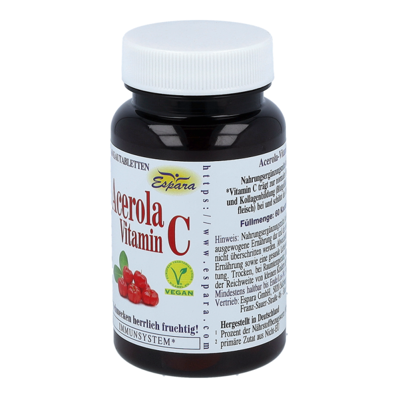 Espara Acerola Vitamin C Kautabletten 60 Stk.